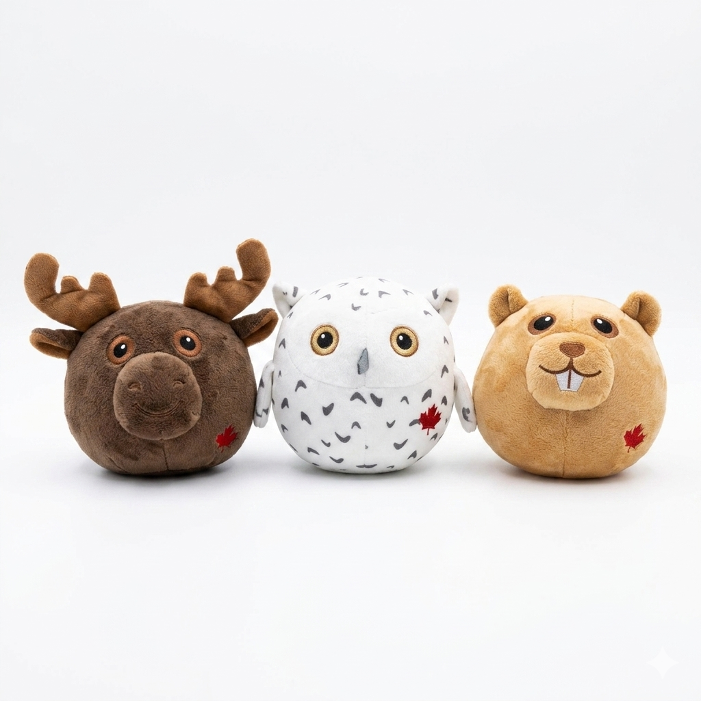 3PC Banff Collection Set (Moose, Snowy Owl, Beaver)