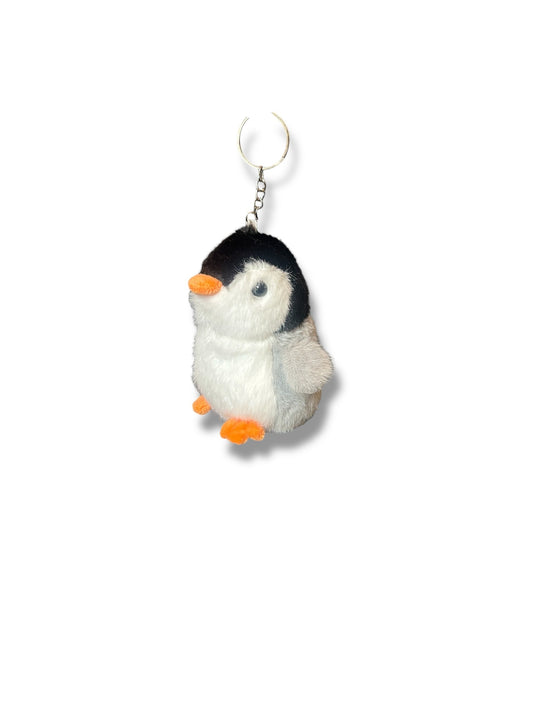 Chubby Penguin Plush Keyring